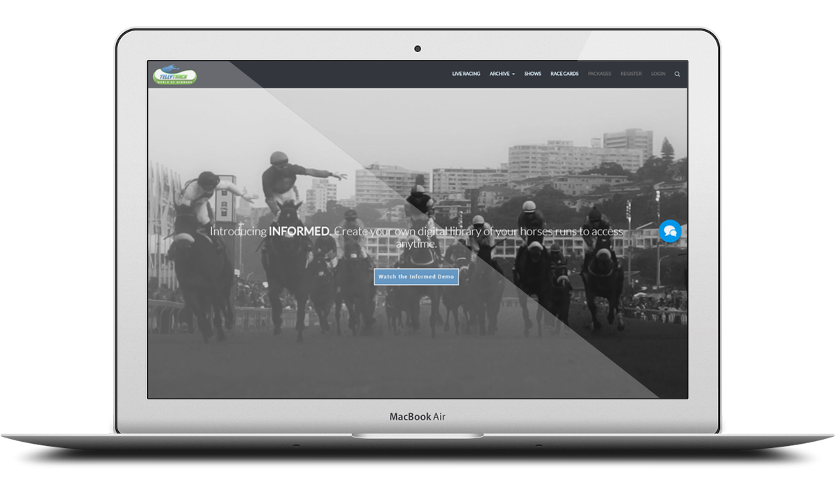 TellyTrack homepage